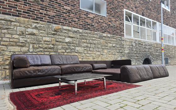 De Sede Ds 76 Vintage jaren 60 70 #modulairebank Mid Century – Modulaire banken, Leather (photo 5 of 8)