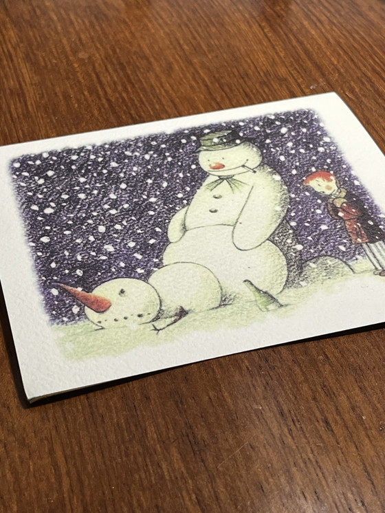 Image 1 of Banksy Rude Snowman Christmas Card, 2006