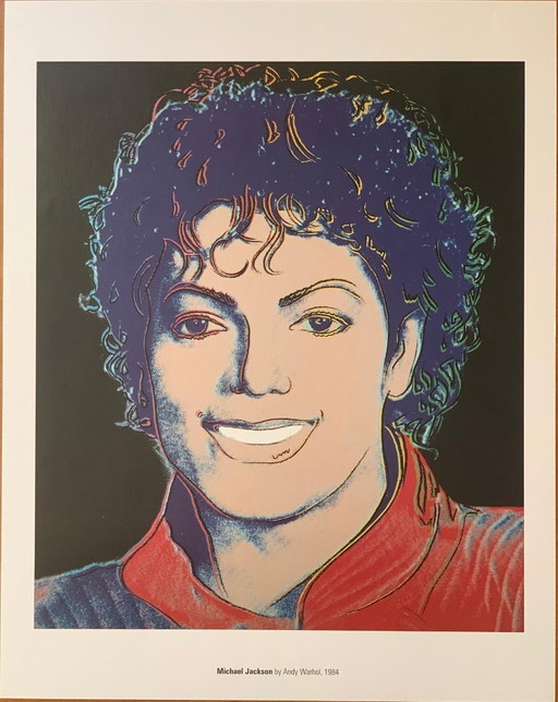 Michael Jackson, 1984 – Andy Warhol (after) | Stampa offset editoriale autorizzata, 2007