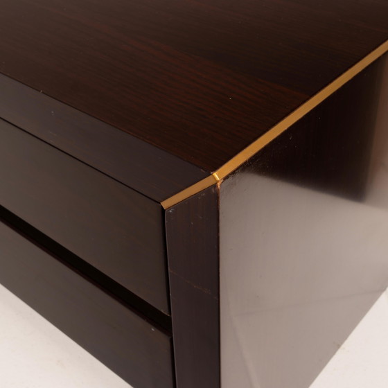Paire de tables de nuit en palissandre d'Afrique et laiton pour Fratelli Turri – Gorgoni, Wood (photo 12 of 19)