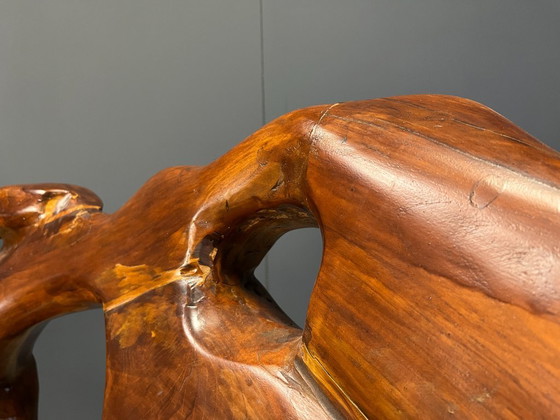 Image 1 of Grande set di sedie in radice di ulivo, anni '60