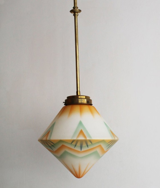Image 1 of Rara lampada da soffitto Art Deco del 1930