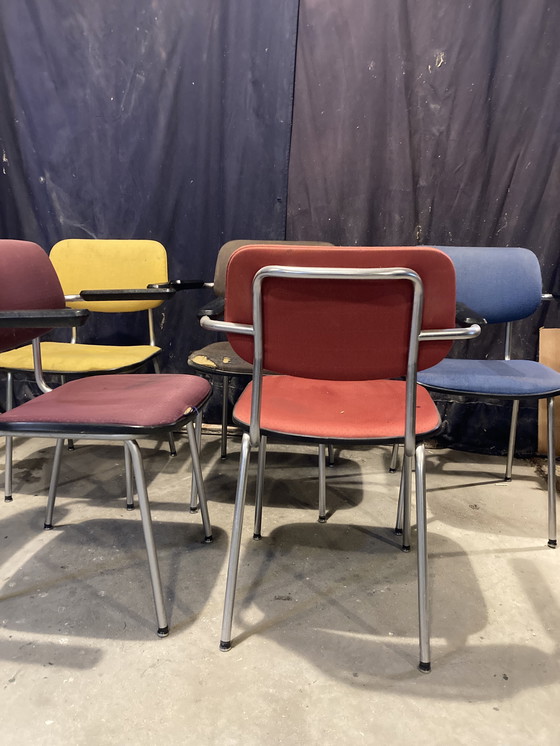 Image 1 of 6 x Gispen stoelen (model 1235 Cirrus)