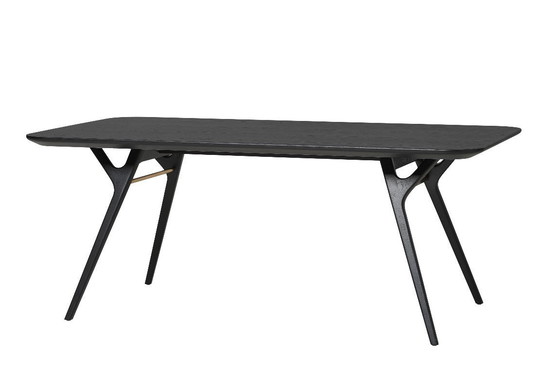 Image 1 of Stellar Works Rén Dining Table, Black Oak - Space Copenhagen