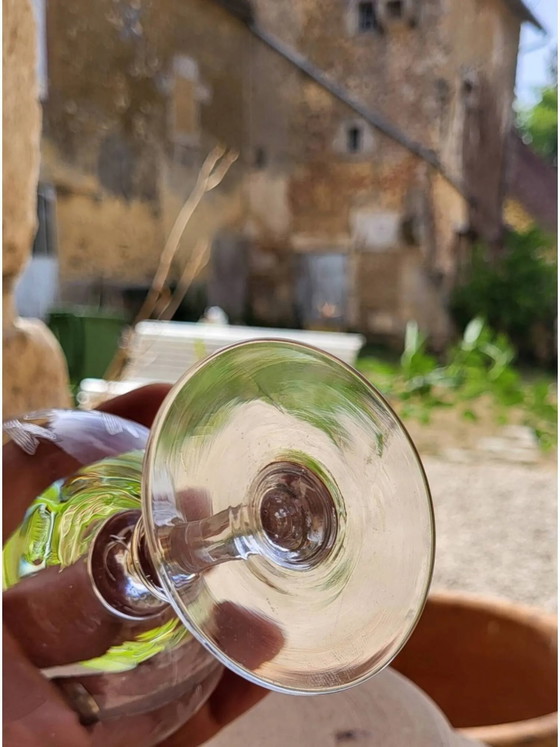 8 champagne coupes in fine crystal from the late 19th to early 20th century. – Glass & Decanter, Glass (photo 11 of 12)