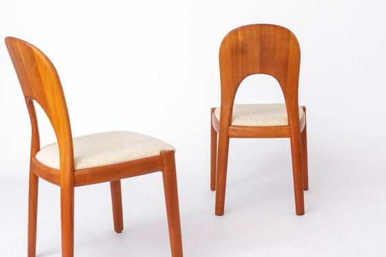 Image 1 of Niels Koefoed Morten Dining Chairs, Set of 4, Teak, 1970s Danish Mid Century Modern