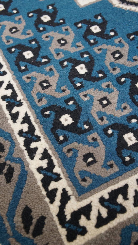 Image 1 of Orientteppich mit blauen und weißen Schattierungen 181x90cm