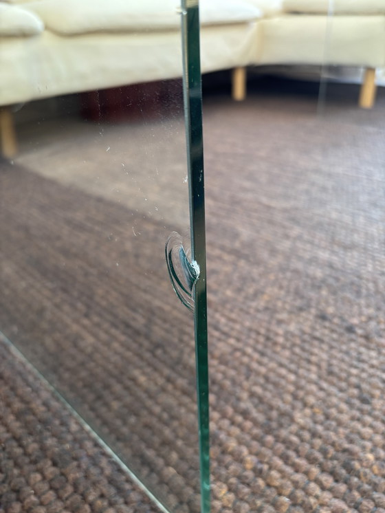 Image 1 of Curved Glass Coffee Table