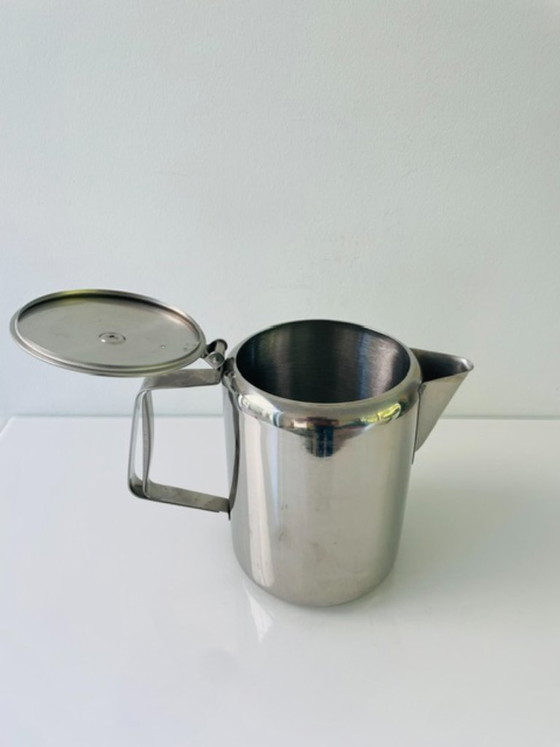 Image 1 of Caffettiera vintage in acciaio inox da 1,5 litri