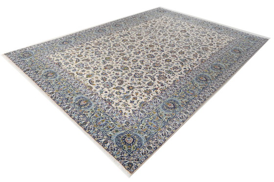 Image 1 of Tappeto persiano Kashan firmato 4,28 x 3,08 Tappeto orientale pregiato n. 1152