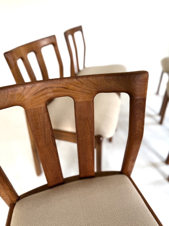 Image 1 of 6x chaise de salle à manger vintage Dyrlund '70s