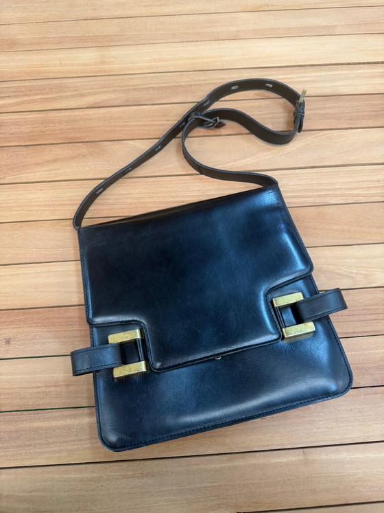 Bolso Delvaux “Xylophone” – Piel negra – 24 x 22 – Bolsos de hombro (photo 6 of 6)