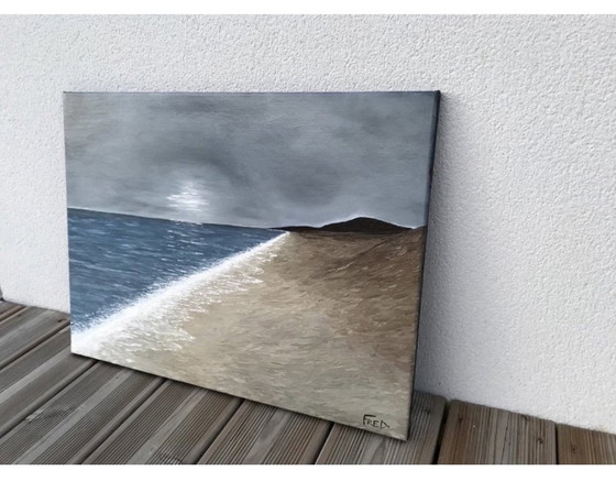 Image 1 of Huile Sur Châssis Entoilé - Format 61x46cm