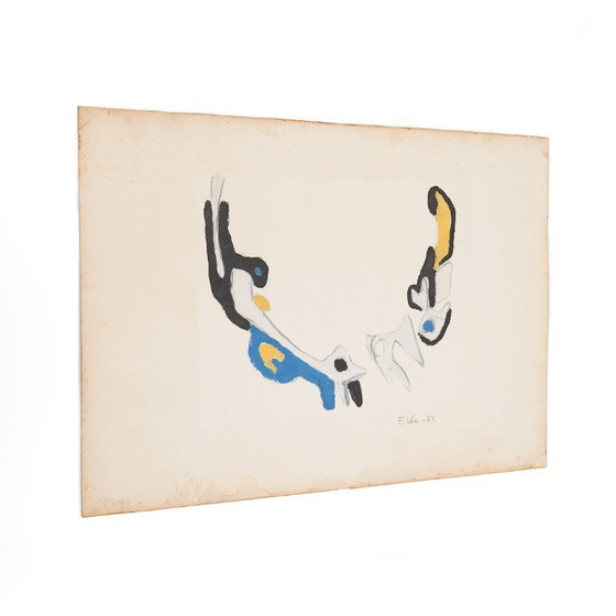 Image 1 of Ansgar Elde, Monotype op aquatint voor Il Bostrico, jaren 80