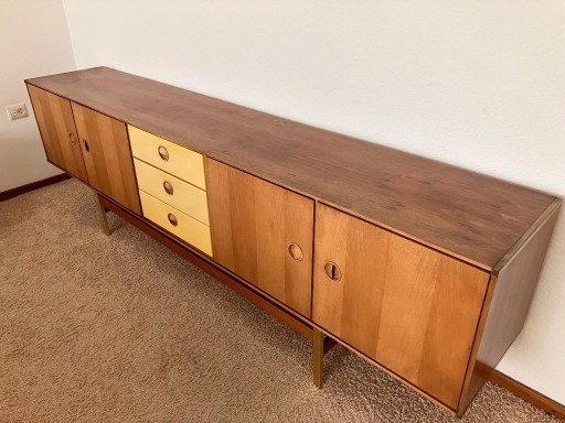 Vintage Fristho Franeker Sideboard (Modulus) with Brass Details – 1950s