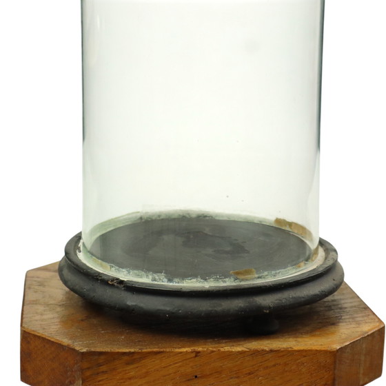 Image 1 of Antieke Stolp Globe Mondgeblazen Glas