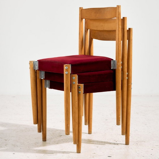 Image 1 of MK11089 Czechoslovak beech chair by Miroslav Navratil
