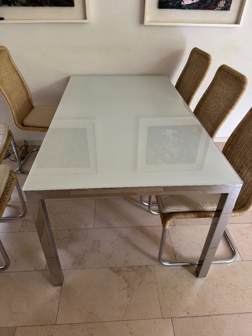 Schöner Glastisch von Bontempi