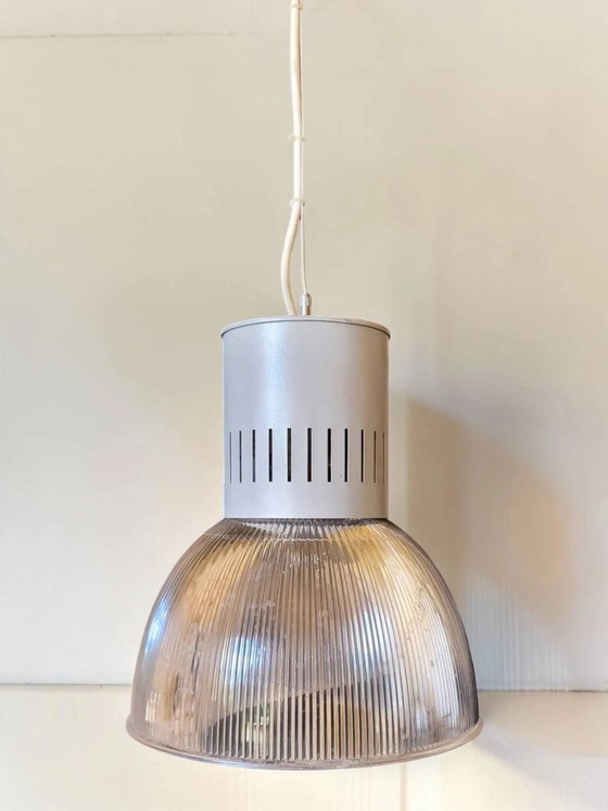 Sunlux industrial suspension 1980 – Pendant lamps, Metal, Industrieel (photo 2 of 11)