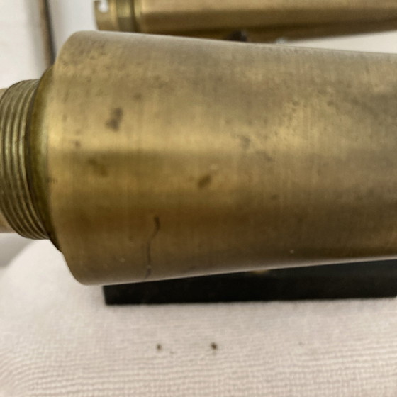 Vintage 1950s brass conical wall sconces – Wall lights (photo 14 of 15)