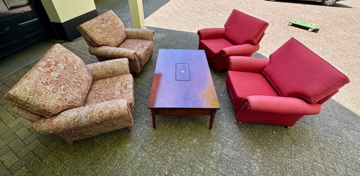 Fauteuils en salontafel 