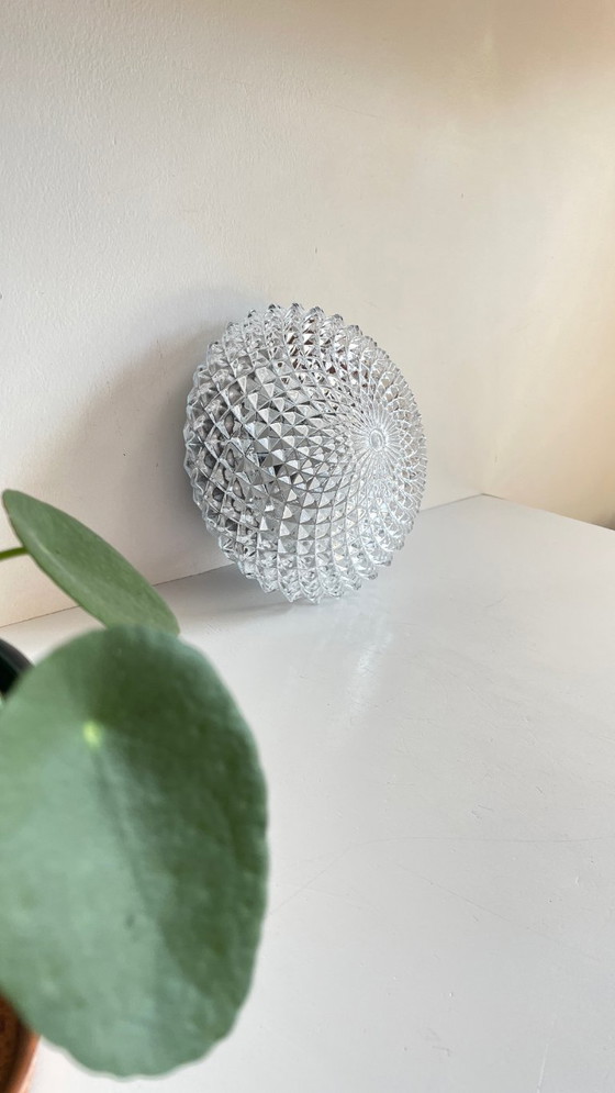 Image 1 of Lampada da parete/soffitto in semicristallo, anni '50