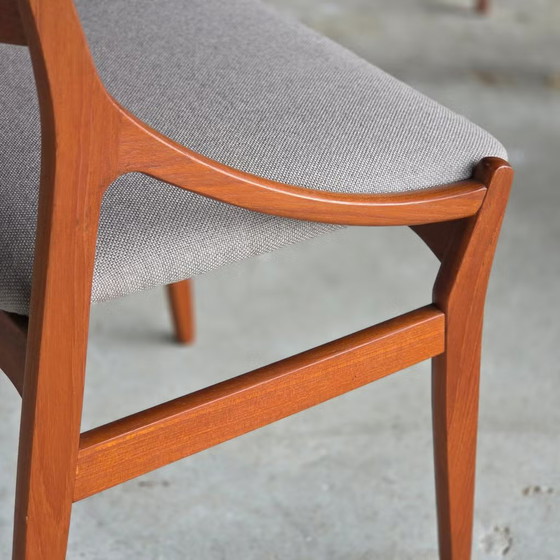 4 Vestervig Eriksen, vintage 1960s Danish dining chairs, Eriksen (Vestervig), Chairs and lounge chairs, Wool (photo 9 of 15)