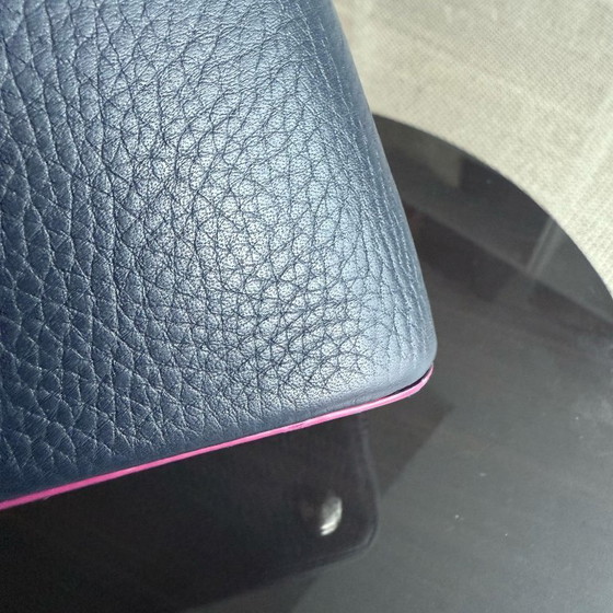 Image 1 of LOUIS VUITTON CAPUCINES BB - TAURILLON KALFSLEER MET NERF, MARINE ROGUE, MARINEBLAUW