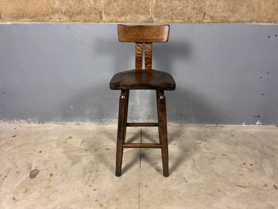Brutalist 5 Lage Barkrukken ‘T-Back’ – Wood (photo 14 of 15)
