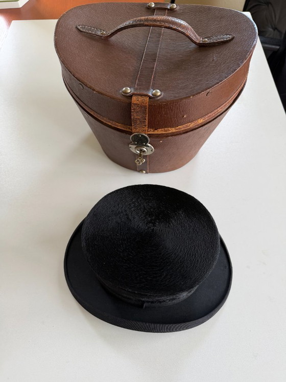 Image 1 of Vintage Burton top hat with original hat box