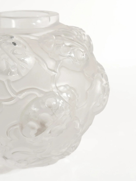 Lalique 'Coccinelle' Crystal Vase, 1980s (photo 4 of 9)