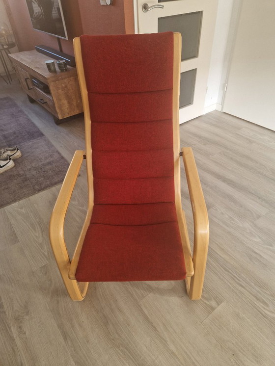 Image 1 of Yngve ekstrom, Lamello Stuhl bordeau rot