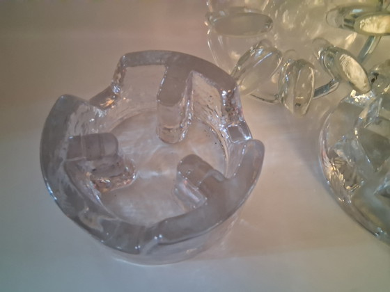 Image 1 of 3 x brutalist stained glass WMF