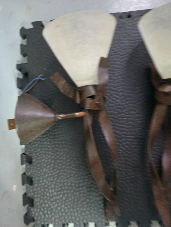 Image 1 of Ensemble de 2 appliques murales Terzani – Verre de Murano – Vintage italien