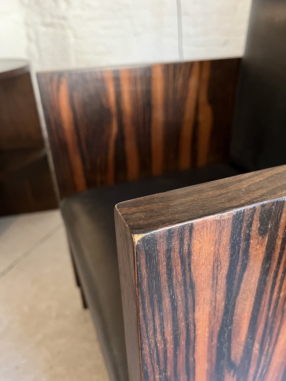 Image 1 of Tavolino e poltrona Art Déco in palissandro