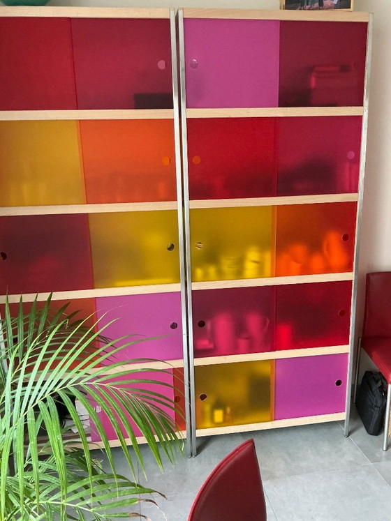 Image 1 of Kewlox-Schrank, 90 cm breit und 42 cm tief, 4 Jahre alt, 2-teilig, Preis pro Stück