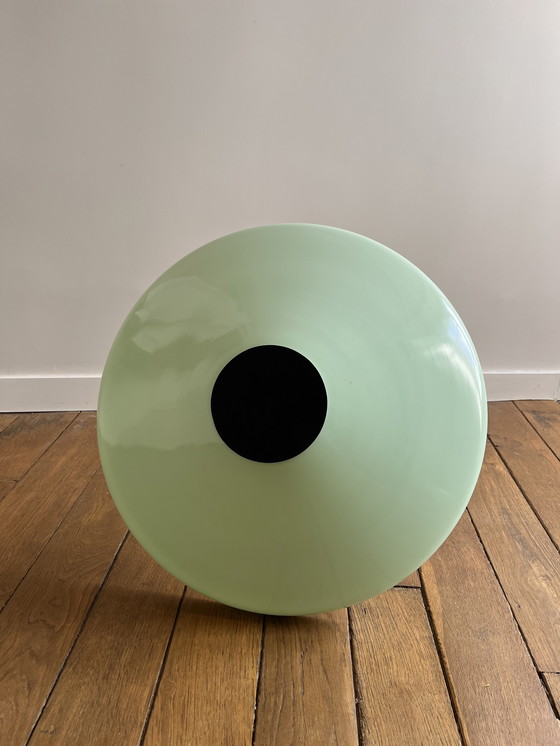 Image 1 of Paar Pendelleuchten aus Opalin Art Deco 1940