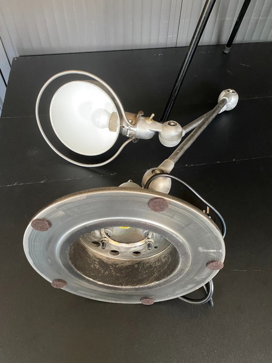 Image 1 of Jieldé 2-arm lamp with matte industrial vintage clear varnish