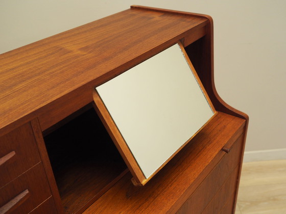 Image 1 of Secrétaire en teck, design danois, années 1970, production : Danemark
