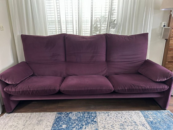 Image 1 of Cassina Maralunga 3-seater sofa + armchair