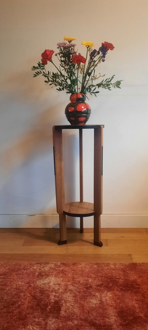 Unique Art Deco Plant/Side Table Amsterdam School