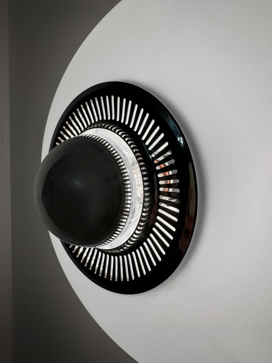 Plafoniera o Applique Artemide Gismondi Anni '80 – Plafoniere, Murano Glass, Chrome (photo 6 of 12)