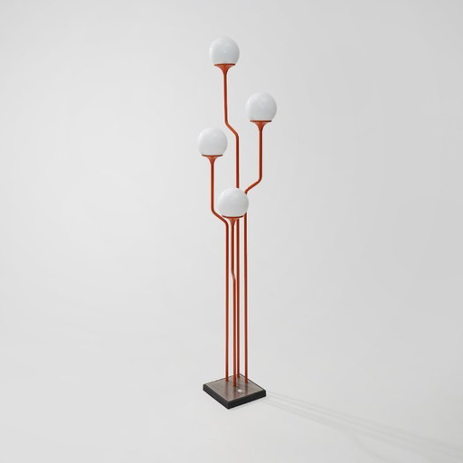 4-light floor lamp by Reggiani, 1970s