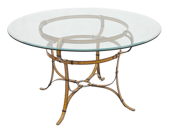 Image 1 of Tafel De Ronde Door Jacques Adnet