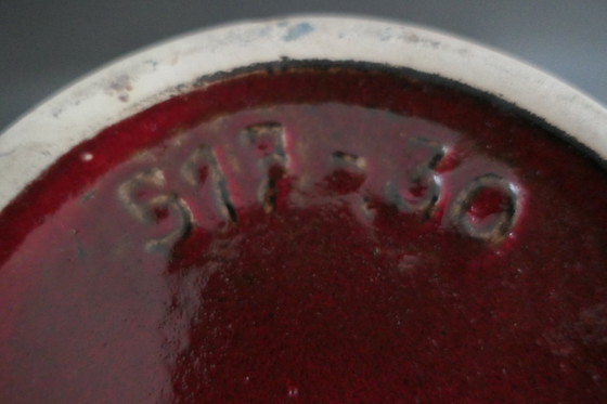 Image 1 of Vintage Scheurich large vase 517-30 red W. Germany