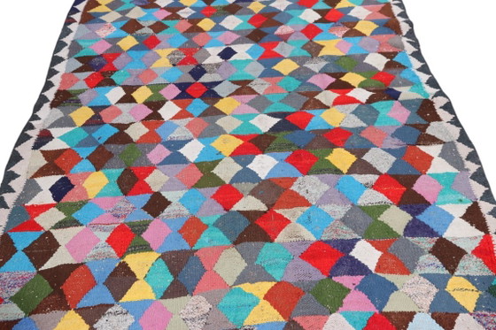 Kelim Modern Caucus Kilim - Art Arménien Vintage – Tapis, Wool (photo 4 of 5)