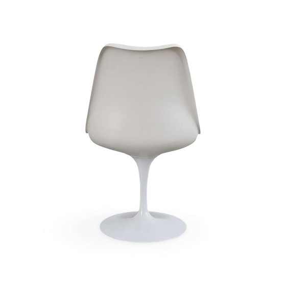 Chaise Eero Saarinen Originale Knoll International Midcentury, Fauteuils d'appoint, Plastique, Blanc (photo 5 sur 11)