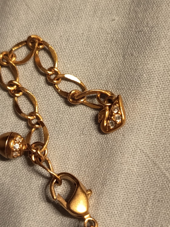 Image 1 of Collana Swarovski placcato oro 