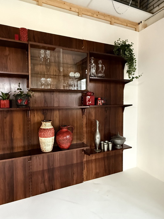 Image 1 of Système mural modulaire Vintage XL, Poul Cadovius '60