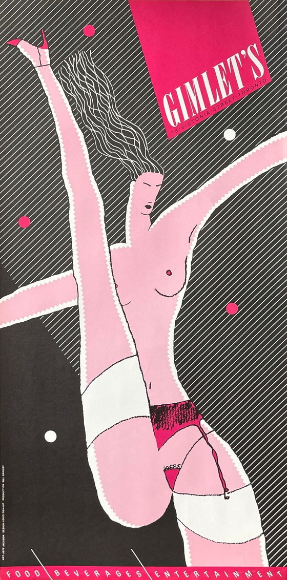 Image 1 of Jeff JACKSON Gimlet's Toronto - Eten - Drinken - Entertainment originele poster
